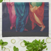 Besichtigung der Jungfrau von Pontormo Geschirrtuch (Gefaltet)