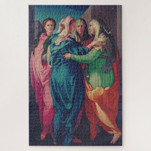 Besichtigung der Jungfrau von Pontormo Puzzle (Vertikal)