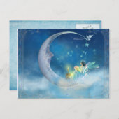 Besichtigung der Mondpostkarte Postkarte (Vorne/Hinten)