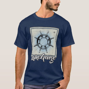 Besichtigung des George Lake Vacation Nautical Boa T-Shirt