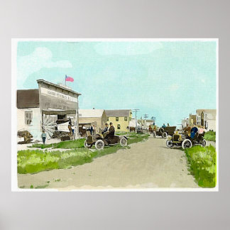 Besichtigung des Geschäfts Poster