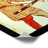 Besichtigung und Abgrenzung von Land Poster (Ecke)