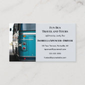 Besichtigungs- und Party-Bus Visitenkarte (Vorderseite)