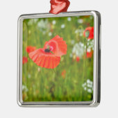 Besiedelung von Mohn Ornament Aus Metall (Links)
