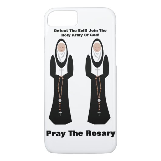 Besiege das Böse.. Bete den Rosenkranz. Case-Mate iPhone Hülle (Rückseite)