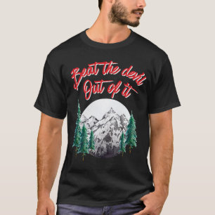 Besiege den Teufel aus ihm Hippie-Künstler Maler T T-Shirt