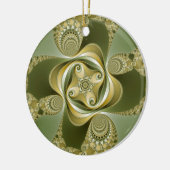 Besiege dies - Fraktal Keramikornament (Links)