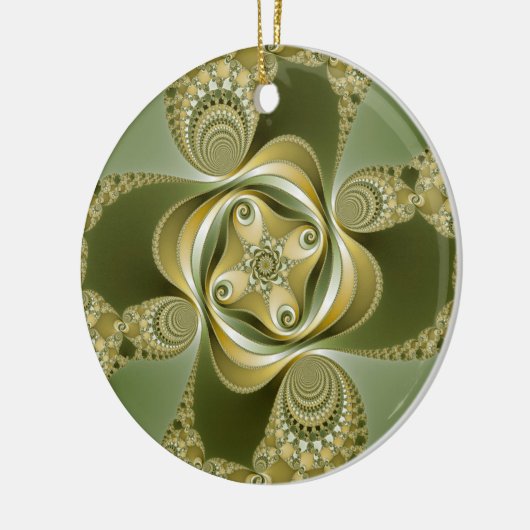 Besiege dies - Fraktal Keramikornament (Links)