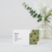 Besiege dies - Fraktal Visitenkarte (Stehend Vorderseite)