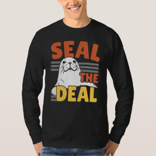 Besiegeln Sie Das Geschäft Unterwasser Tier Meeres T-Shirt