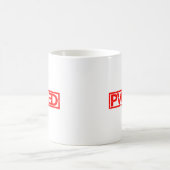 Besiegelt Kaffeetasse (Mittel)