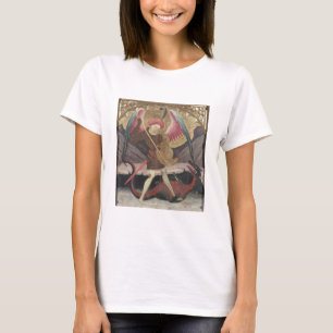Besiegendes Übel St Michael, c.1480 (Tempera auf T-Shirt