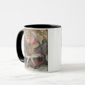 Besiegendes Übel St Michael, c.1480 (Tempera auf Tasse (Vorderseite Links)