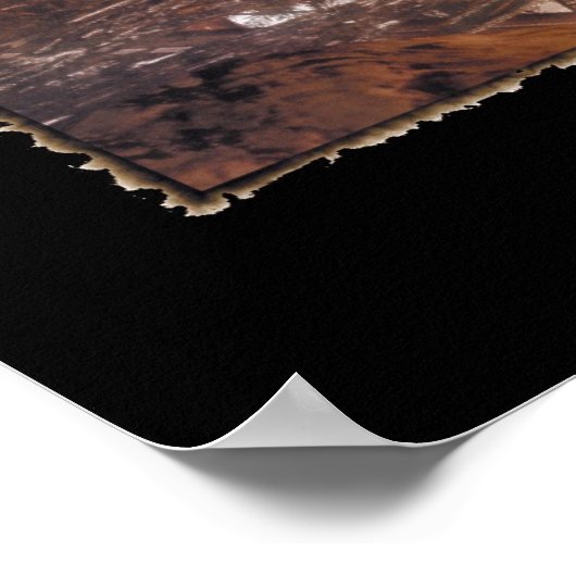 besiegt poster (Ecke)