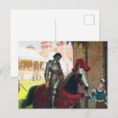 Besiegt, von Edmund Blair Leighton Postkarte (Vorne/Hinten)