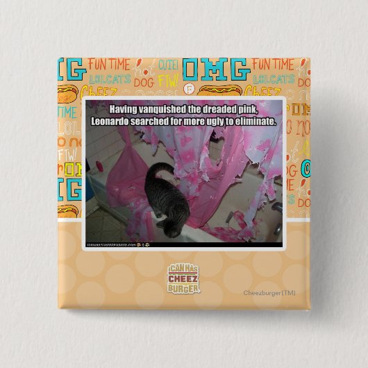 Besiegte das gefürchtete Rosa Button (Vorderseite)