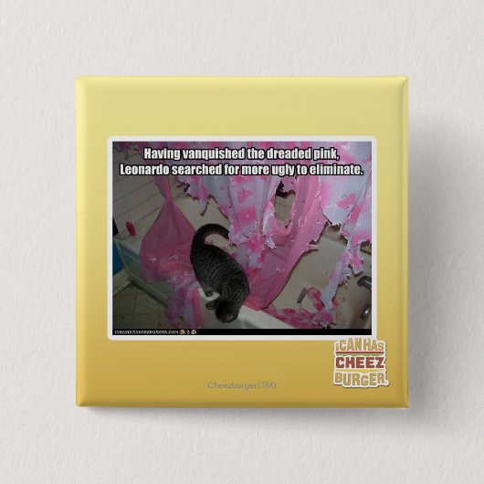 Besiegte das gefürchtete Rosa Button (Vorderseite)