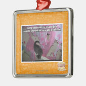 Besiegte das gefürchtete Rosa Ornament Aus Metall (Links)