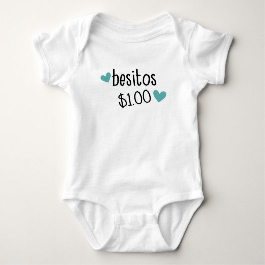 Besitos Shirt, spanische Shirts, scherzt Shirt (Vorderseite)