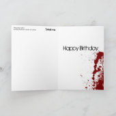 'Besitz' Birthday Card Karte (Innenseite)