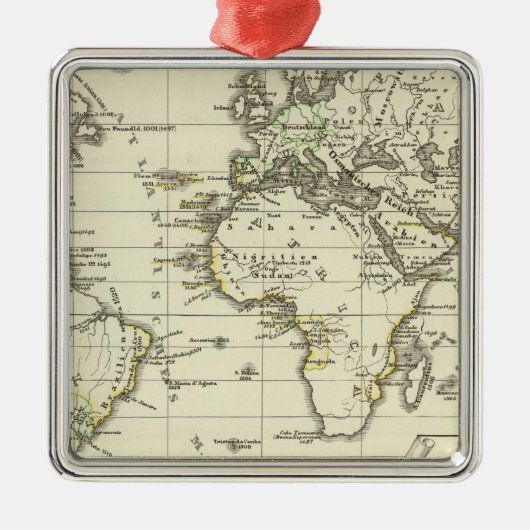 Besitz der Spanier Silbernes Ornament (Vorne)