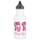Besitz des Pink Ballet Pointe Toe Dance Slipper Edelstahlflasche (Links)
