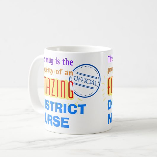 Besitz eines Phantastischen Bezirkskrankenhauses Kaffeetasse (Vorderseite Links)