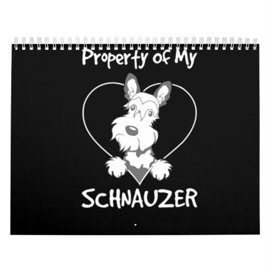 Besitz meines Schnauzer Kalender (Titelbild)