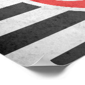 BESITZ-STOLZ-FLAGGE POSTER (Ecke)