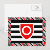 BESITZ-STOLZ-FLAGGE POSTKARTE (Vorne/Hinten)