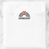 Besitz-Stolz Runder Aufkleber (Tasche)
