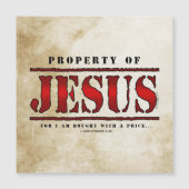 Besitz von Jesus Magnetkarte (Vorderseite)