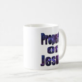 Besitz von Jesus, religiöses Logo, Kaffeetasse (VorderseiteRechts)