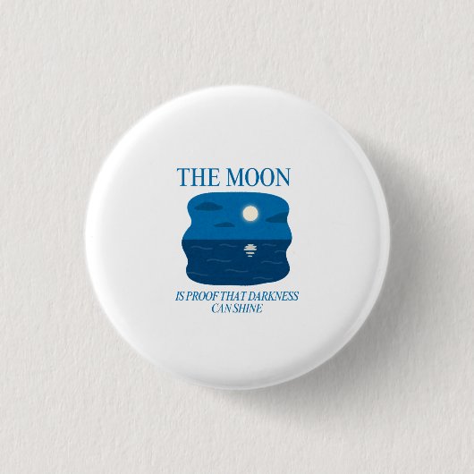 Besitze dein Anderssein - Fette Grunge-Typografie Button (Vorderseite)