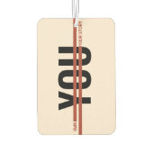 Besitze Dein Geschichte Shirt – Motivierender Leit Autolufterfrischer (Rückseite)