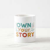 Besitze deine Geschichte Kaffeetasse (Mittel)