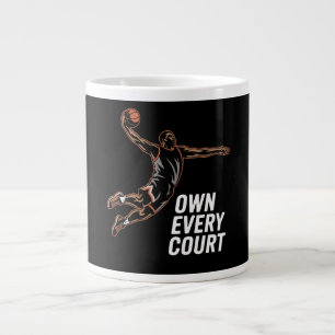 Besitze jeden Court Sports Mixed Jumbo-Tasse