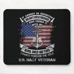 Besitzen Sie für immer den Titel Naval Veteran Sai Mousepad