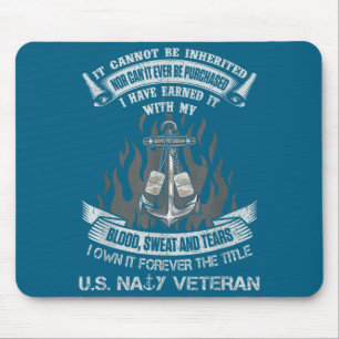 Besitzen Sie für immer Titel US Marine Veteran See Mousepad