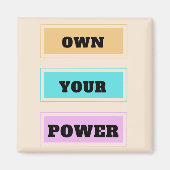 Besitzen Sie Ihr Power Square Magnet (Vorne)