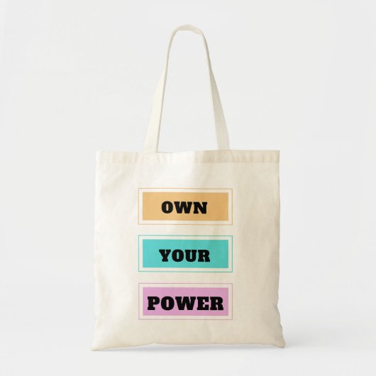 Besitzen Sie Ihren Power Tote Bag Tragetasche (Vorne)