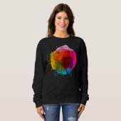 Besitzer der Funny Artistic Pitbull Sweatshirt (Vorne ganz)