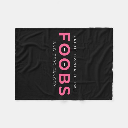 Besitzer der Mastektomie Fleecedecke (Vorderseite (Horizontal))