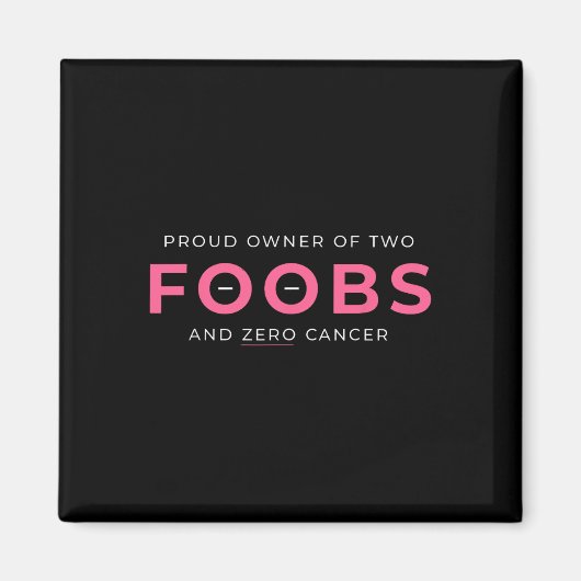 Besitzer der Mastektomie Magnet (Vorne)