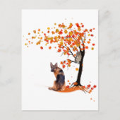 Besitzer des Hundes der deutschen Schäferhunde und Postkarte (Vorderseite)