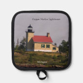 Besitzer des Leuchtturms für Kupferharben Topflappen (Vorderseite)