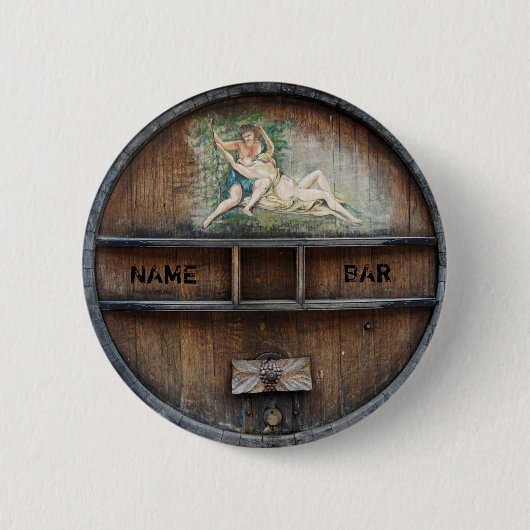 Besitzer einer Bar oder eines Pubs oder Client-Tas Button (Vorderseite)