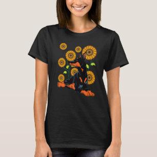 Besitzer eines Blumenhundes Haustier  Hund  Sonnen T-Shirt