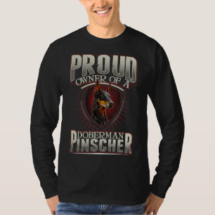 Besitzer eines Doberman Pinscher Hundes T-Shirt