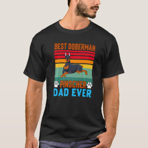 Besitzer eines Dobermanns Bester Dobermann Papa E T-Shirt